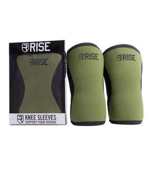 Rise – Knee Sleeves 7mm Thickness - Green Medium