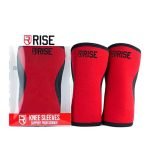 Rise – Knee Sleeves 7mm Thickness - RED Small