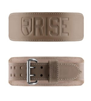 Rise – 7mm Old School Leather Belt - Khaki
