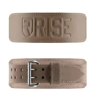 Rise – 7mm Old School Leather Belt - Khaki